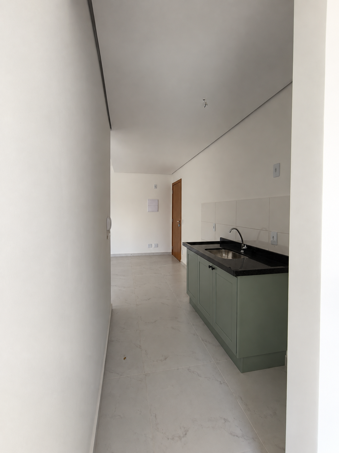 Cozinha apartamento bertioga