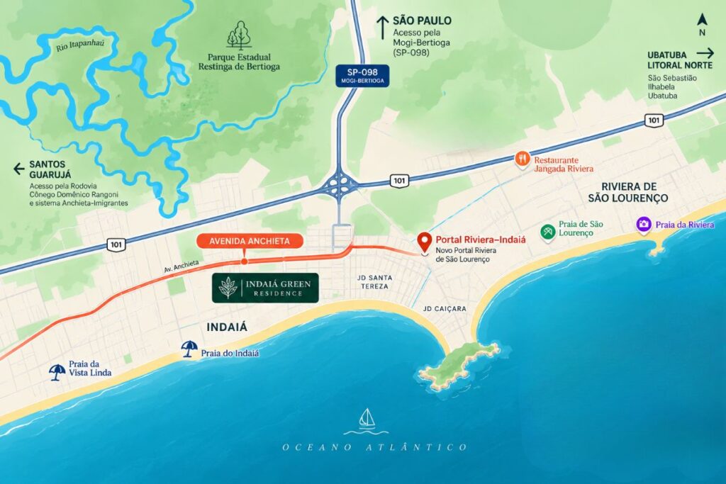 apartamento a venda em Bertioga